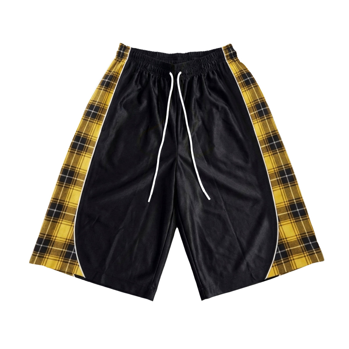 Plaid Baggy Basketball Shorts