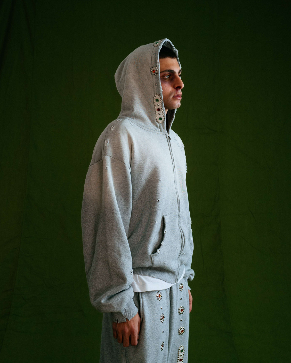 Grey Sapphire Hoodie