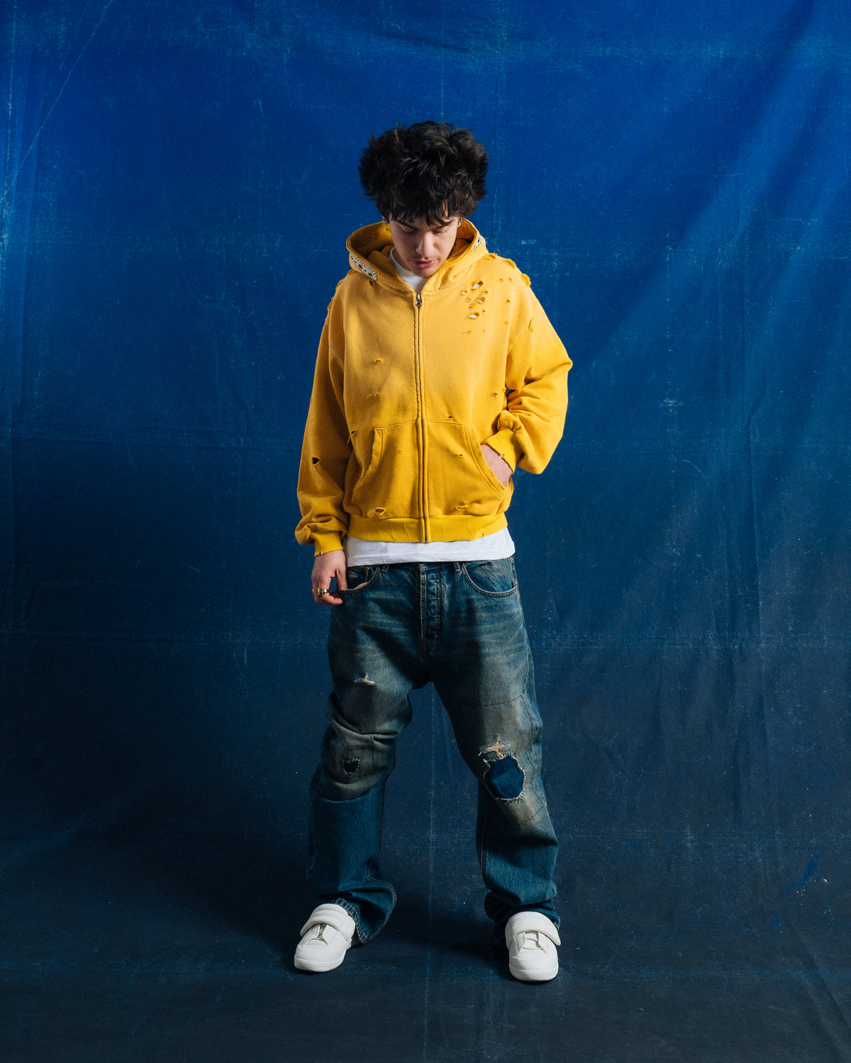 Yellow Sapphire Zip Hoodie