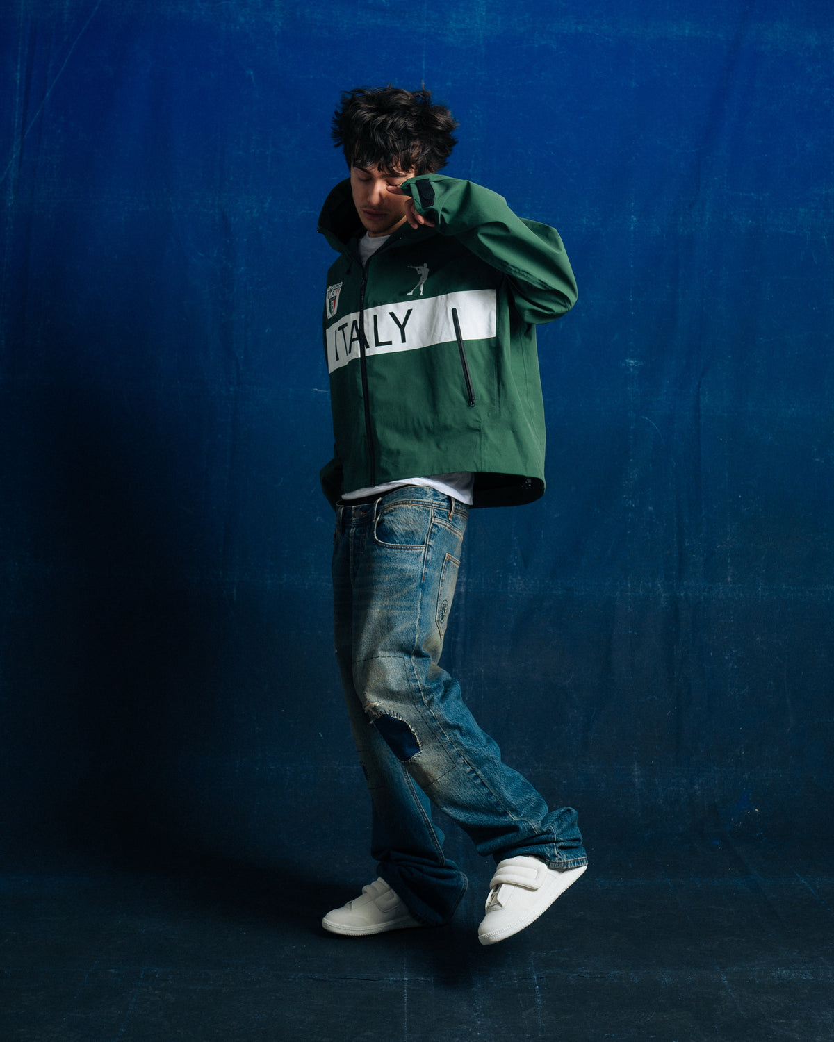 Green Italy Windbreaker
