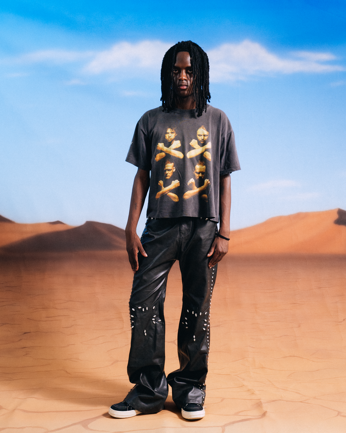 Vegan Leather Urchin Pants
