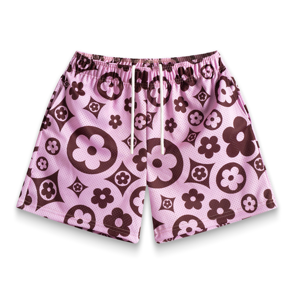 Pink Flower Shorts – Bravest Studios