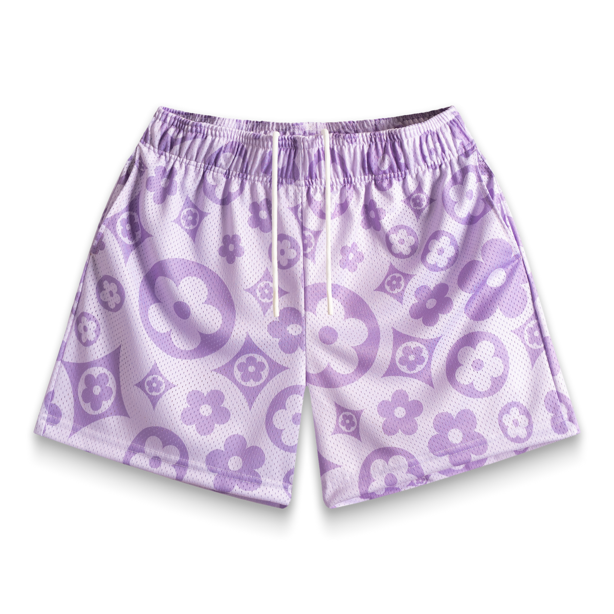 Lavender Flower Shorts