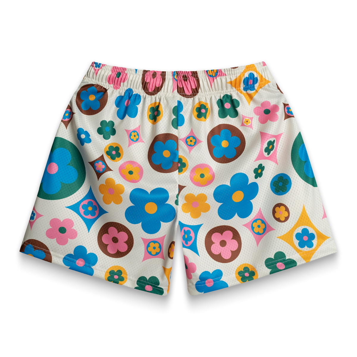 Flower Shorts Cream Multi