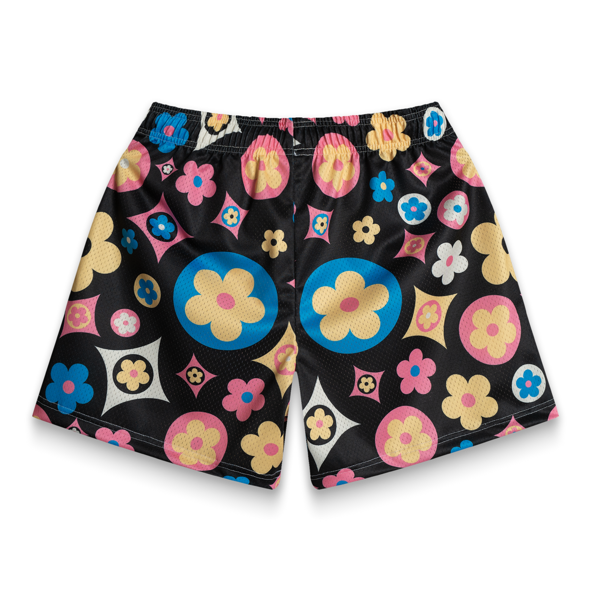 Flower Shorts Black Multi