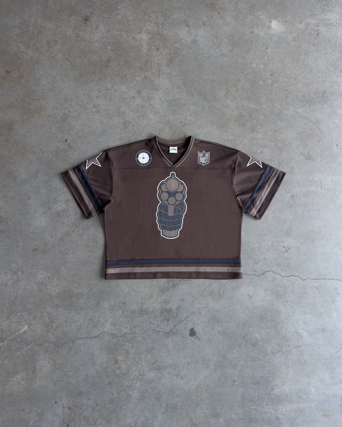 Brown 911 Football Jersey