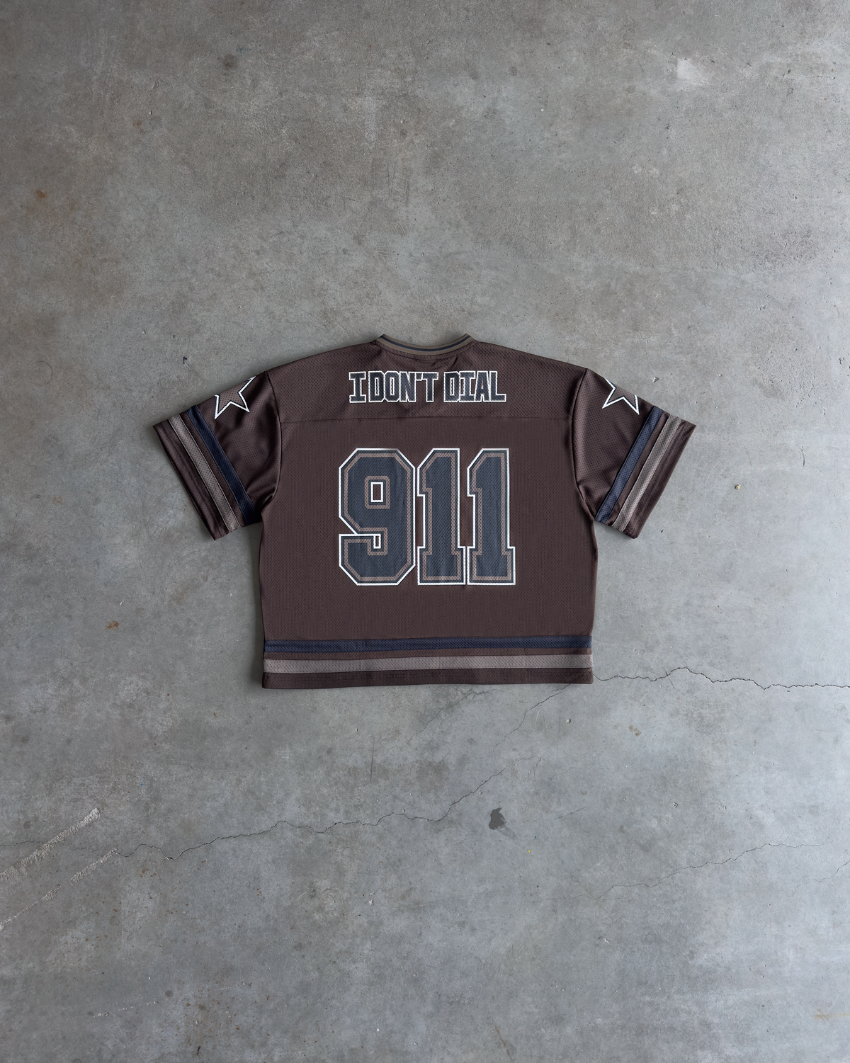 Brown 911 Football Jersey