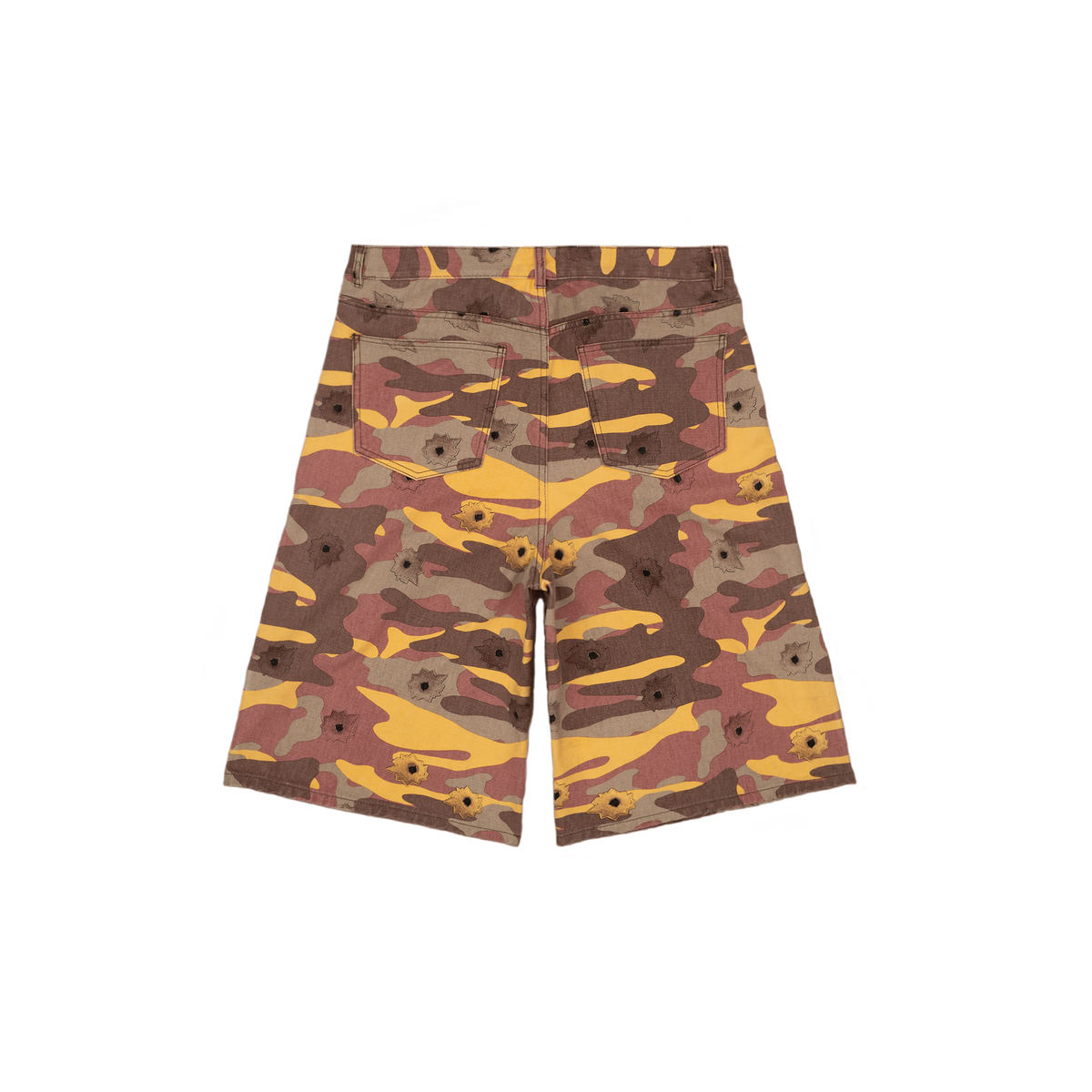 Paris Camo Jorts
