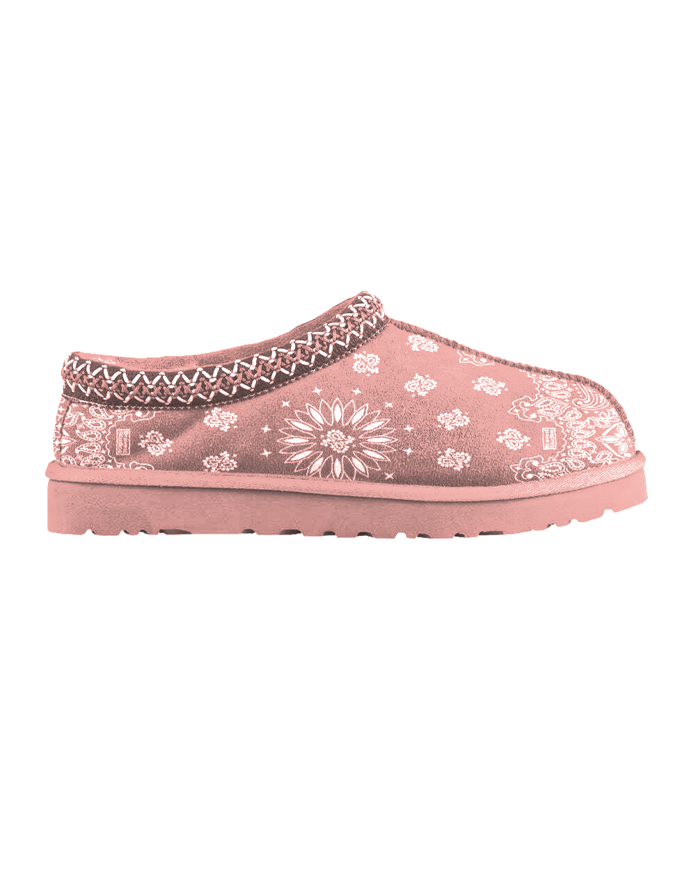 Pink Paisley Slippers