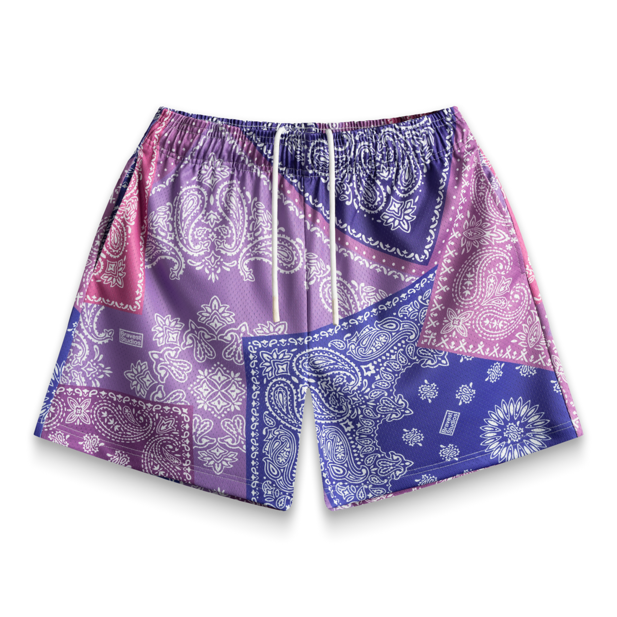 Purple Porcelain Shorts