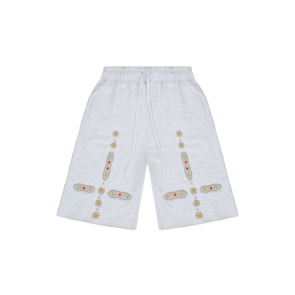 Grey Sapphire Baggy Sweatshorts – Bravest Studios