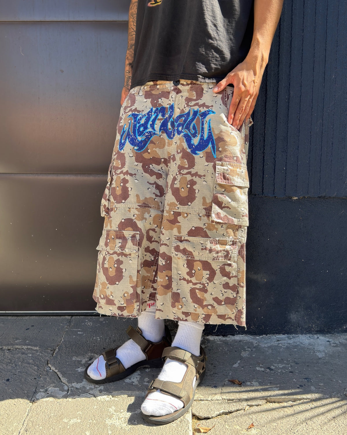 Chip Camo War Baby Cargo Shorts