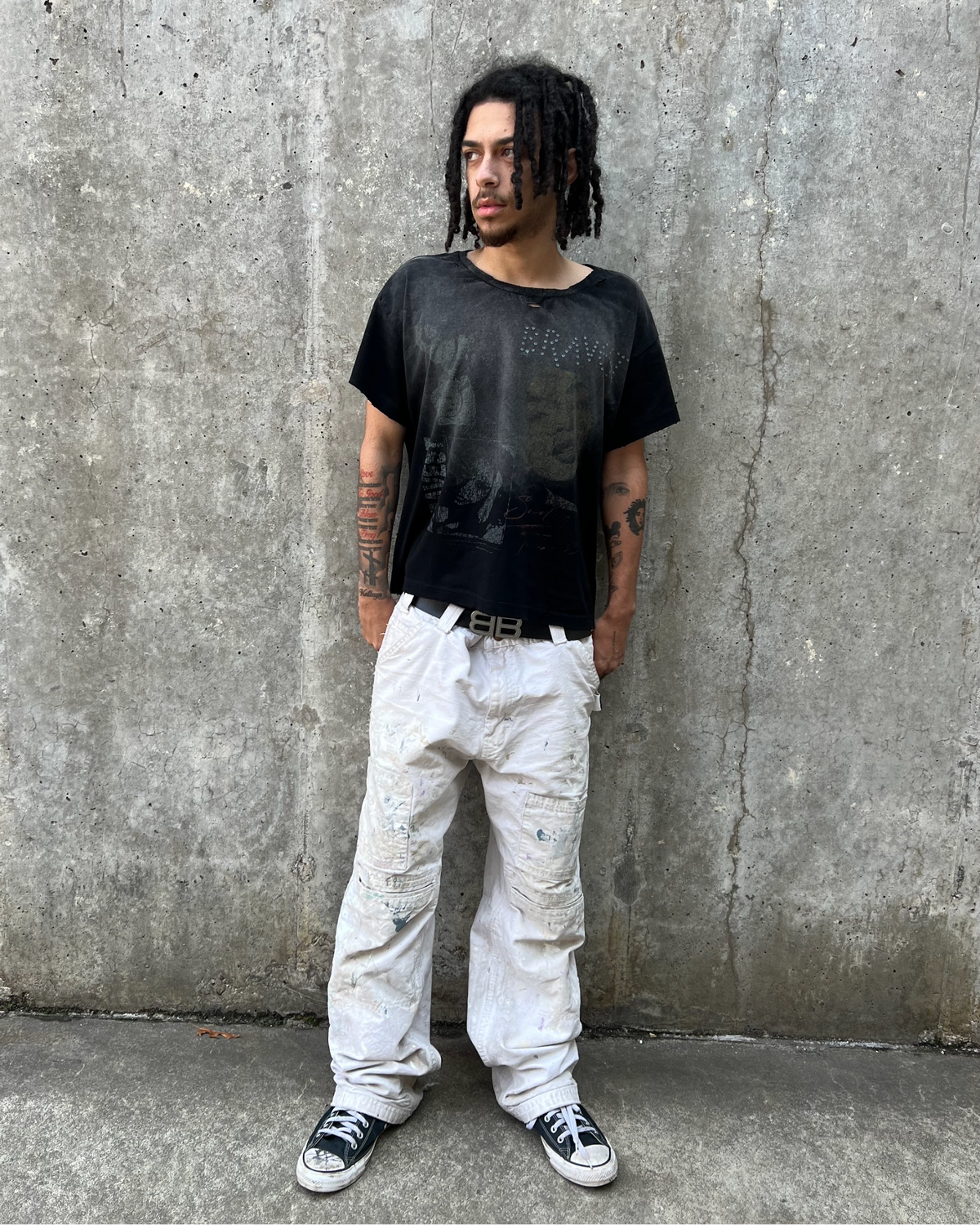 Black Paradise Vintage Tee