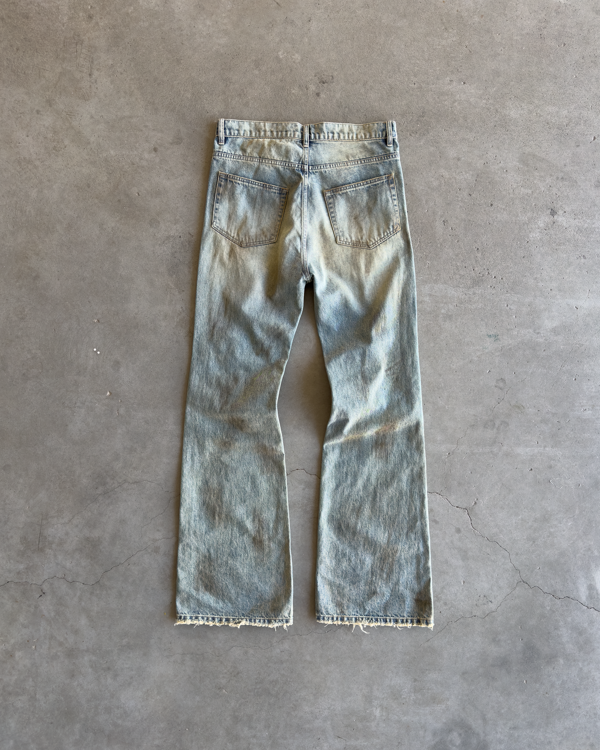 Urchin Dirty Wash Flare Denim