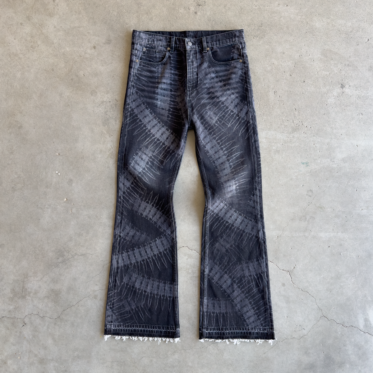Black Bullet Flare Denim