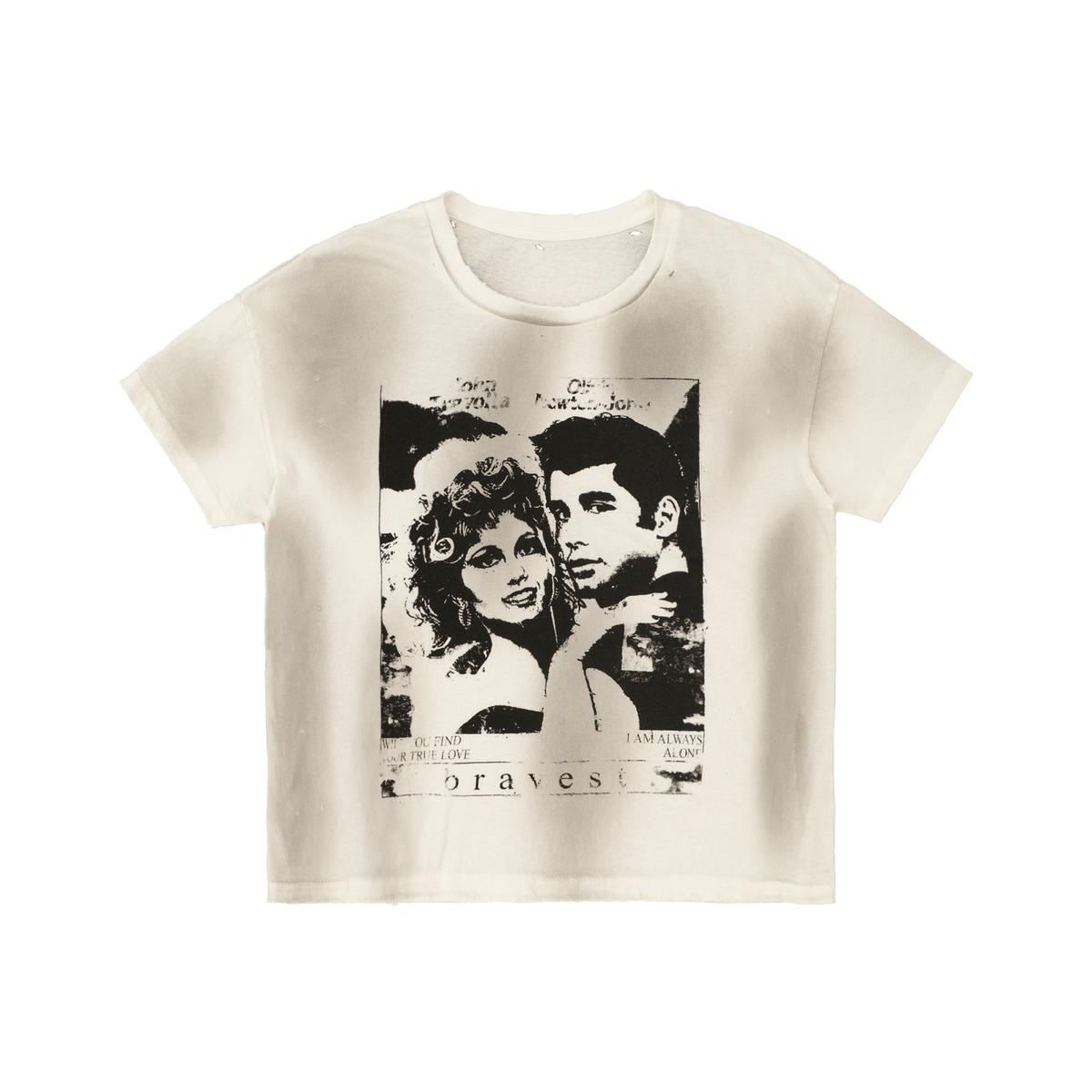 White Greaser Vintage Tee