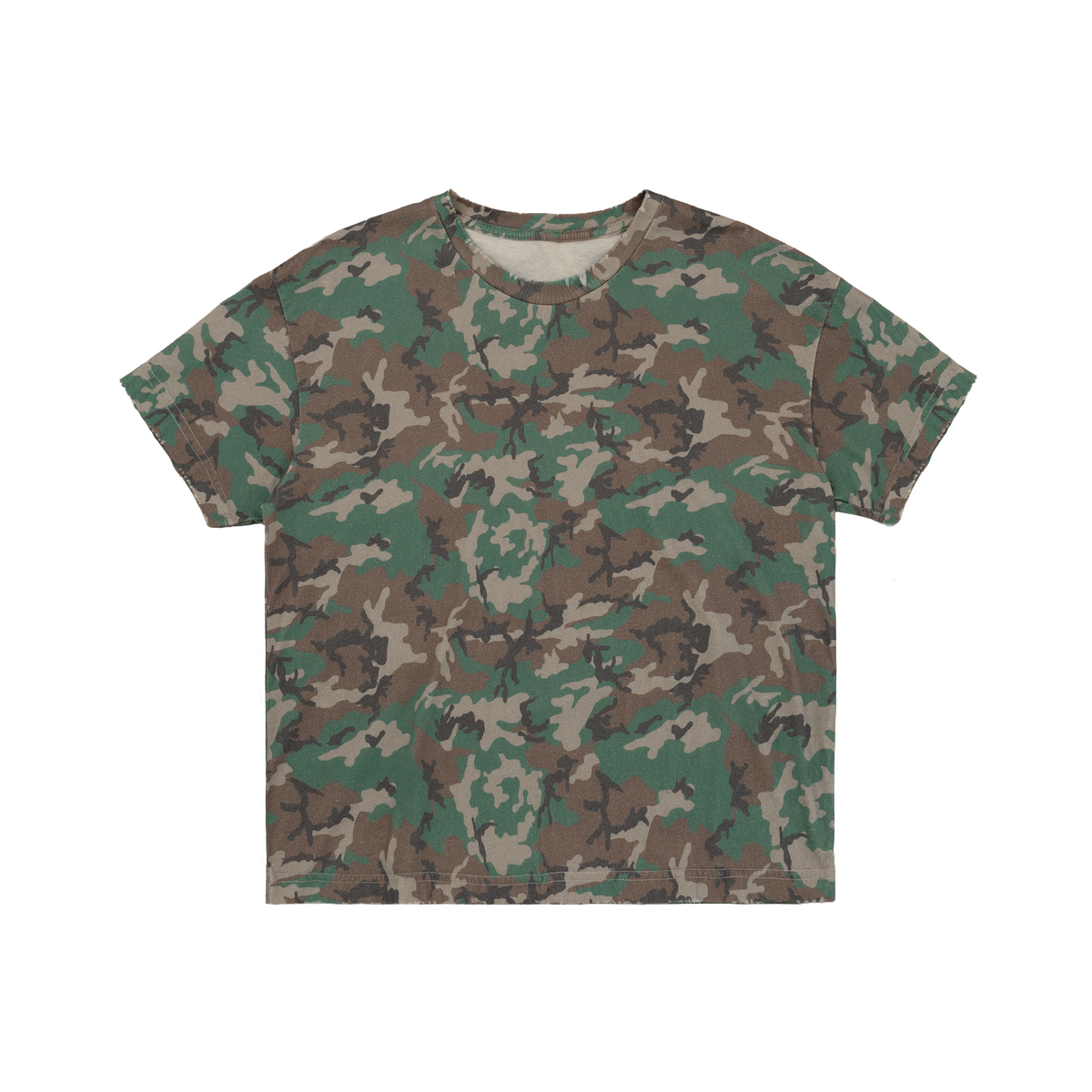 Green Woodland Camo Tee