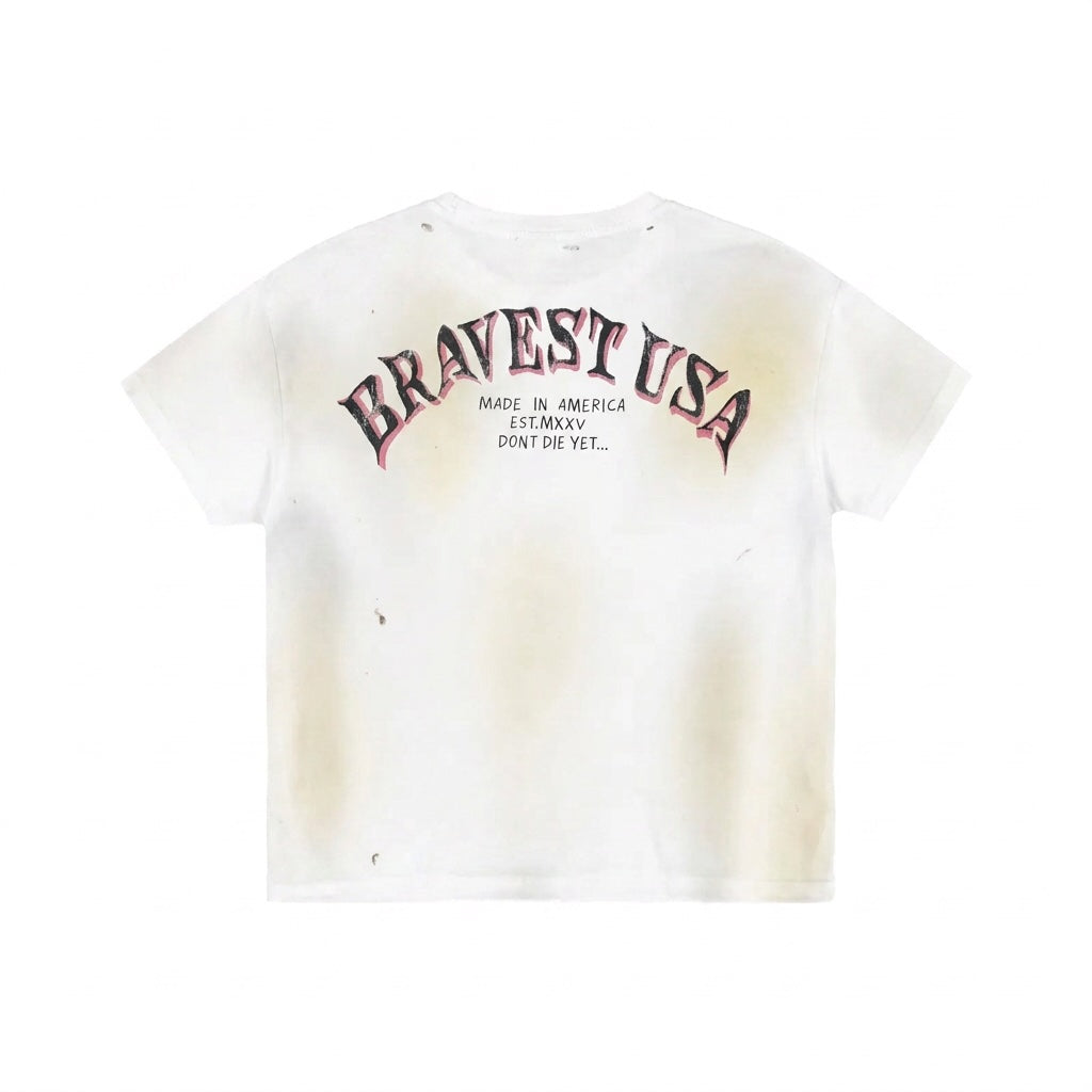 White Crest Tee