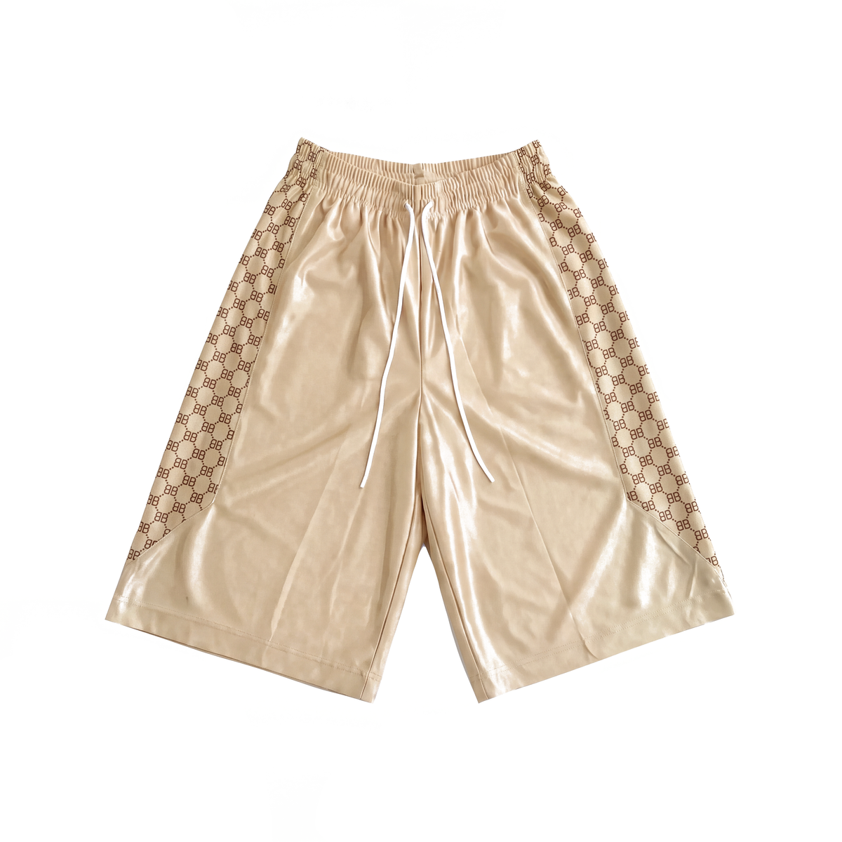 Gold BB Baggy Basketball Shorts