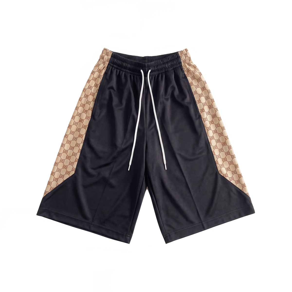Black BB Baggy Basketball Shorts