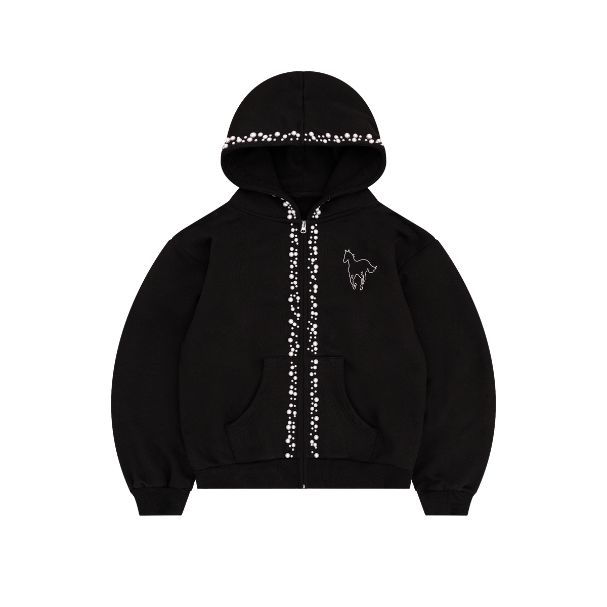 Pony Pearl Zip Hoodie
