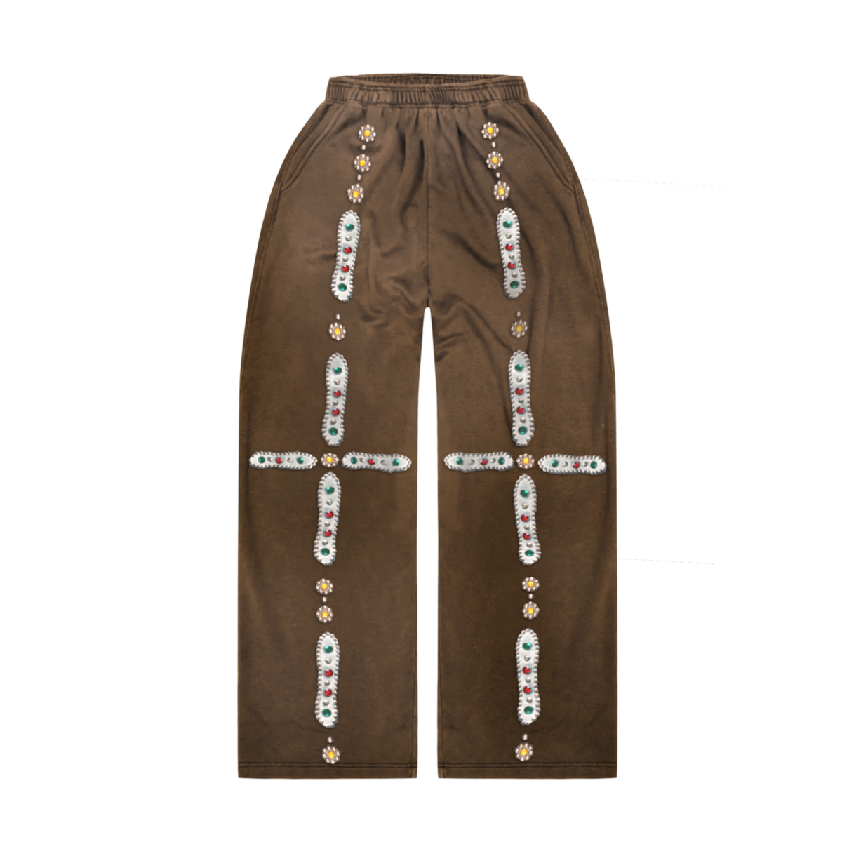 Brown Sapphire Baggy Sweatpants