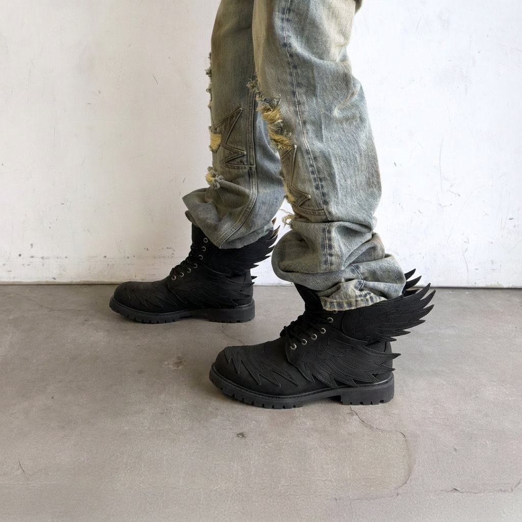 Black Wing Boots