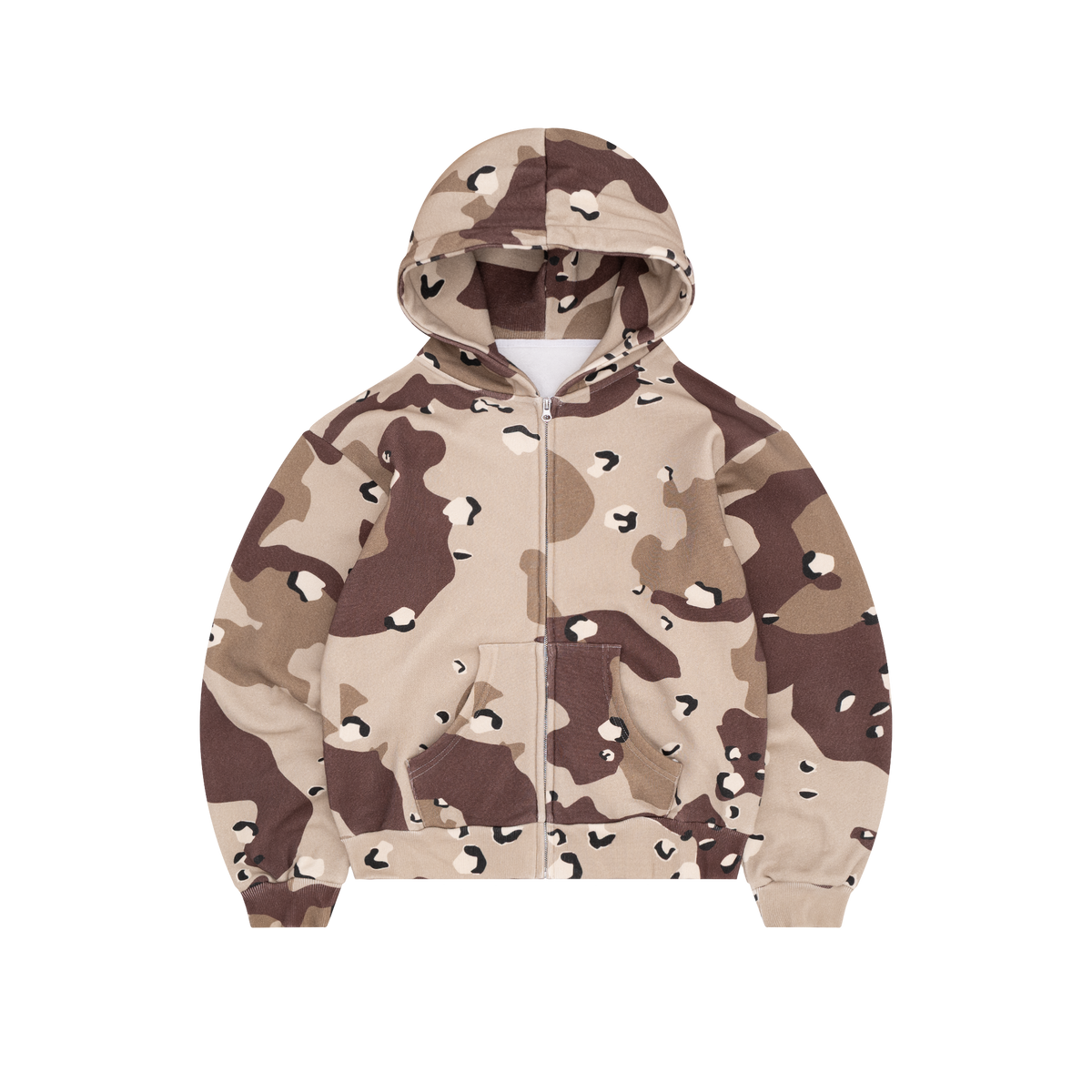 Chip Camo Zip Hoodie