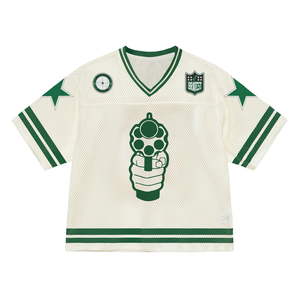 Cream 911 Football Jersey