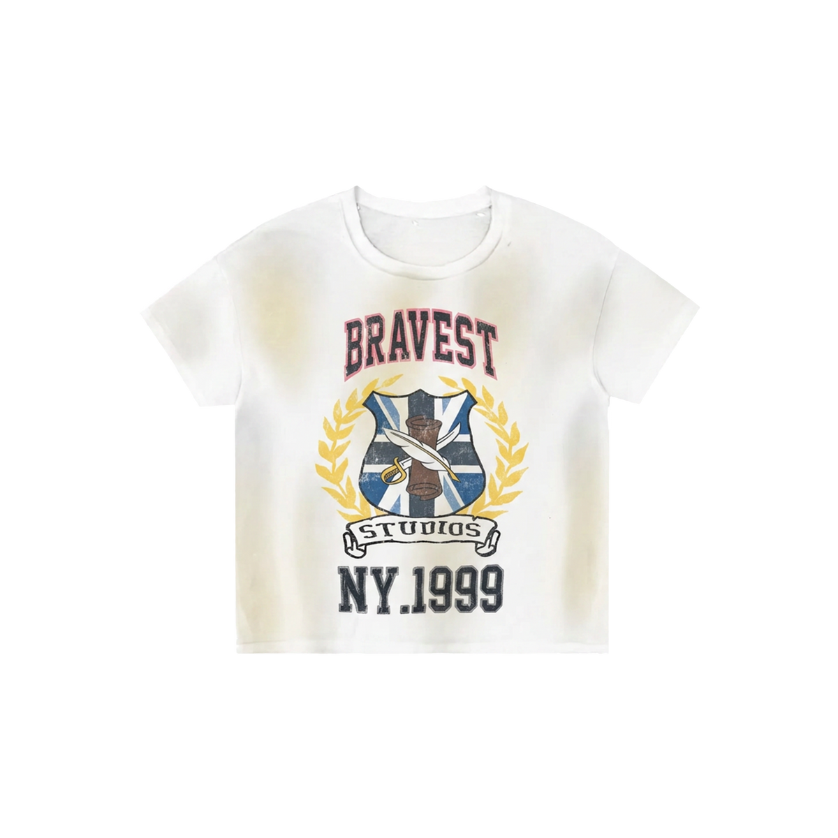 White Crest Tee