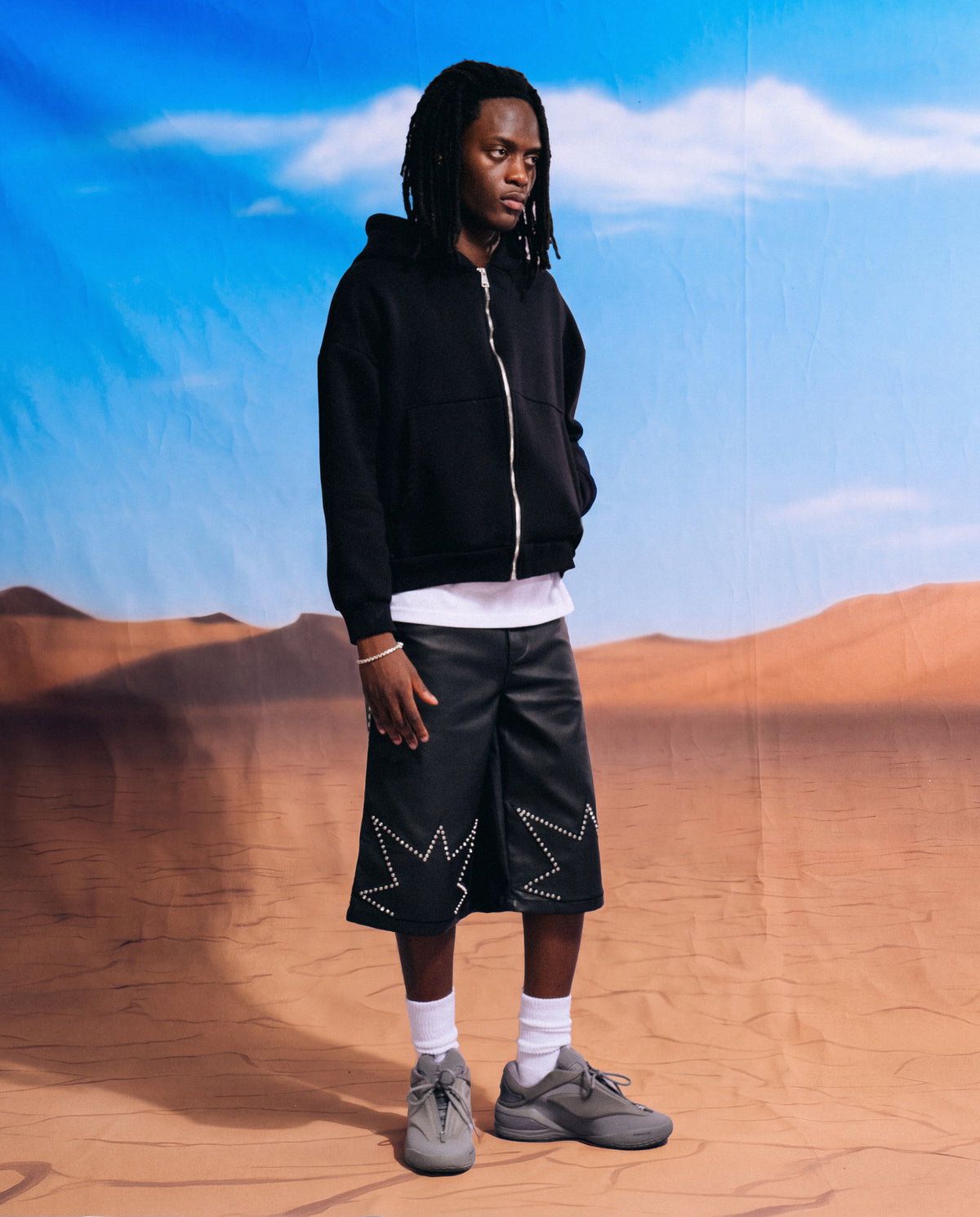 Vegan Leather Urchin Shorts