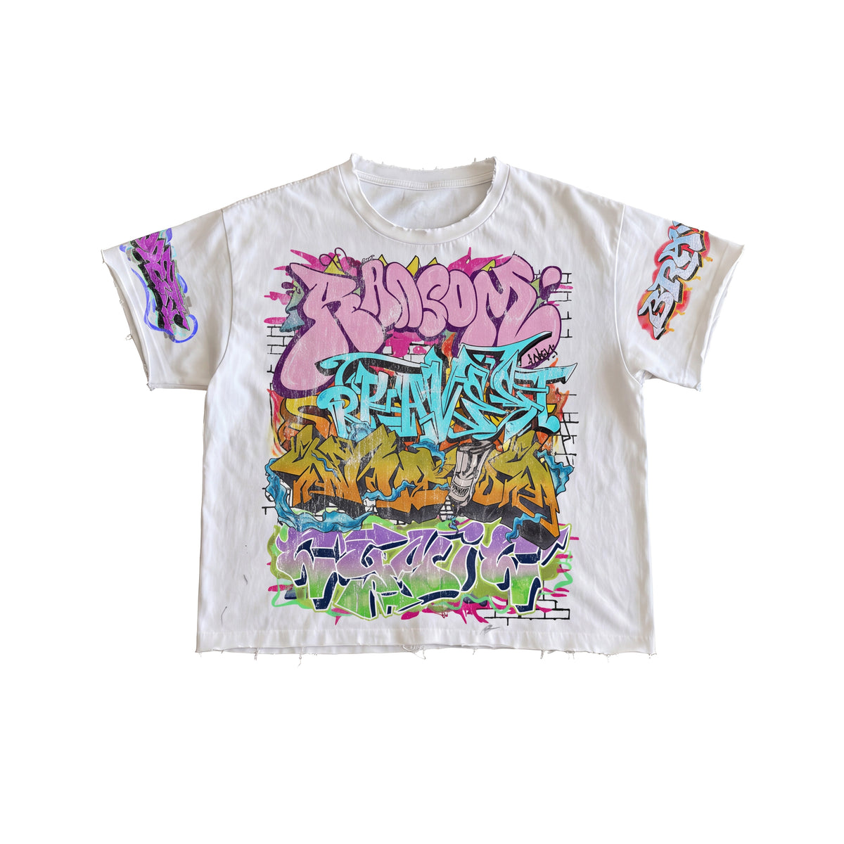White Graf Short Sleeve Tee