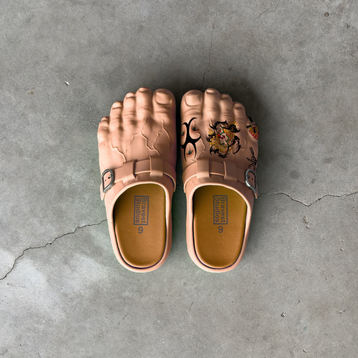 Tattoo Foot Clogs