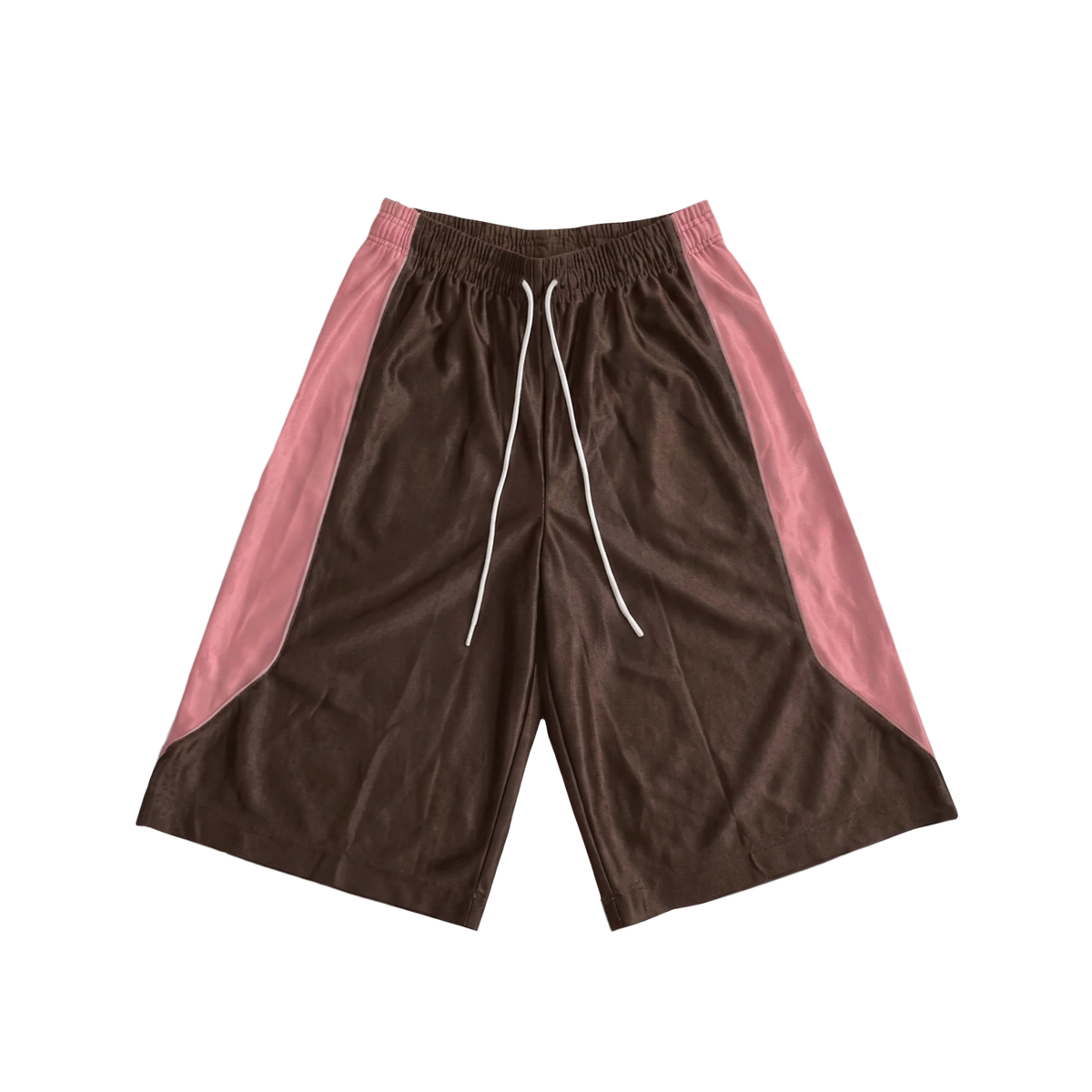 Brown Baggy Basketball Shorts