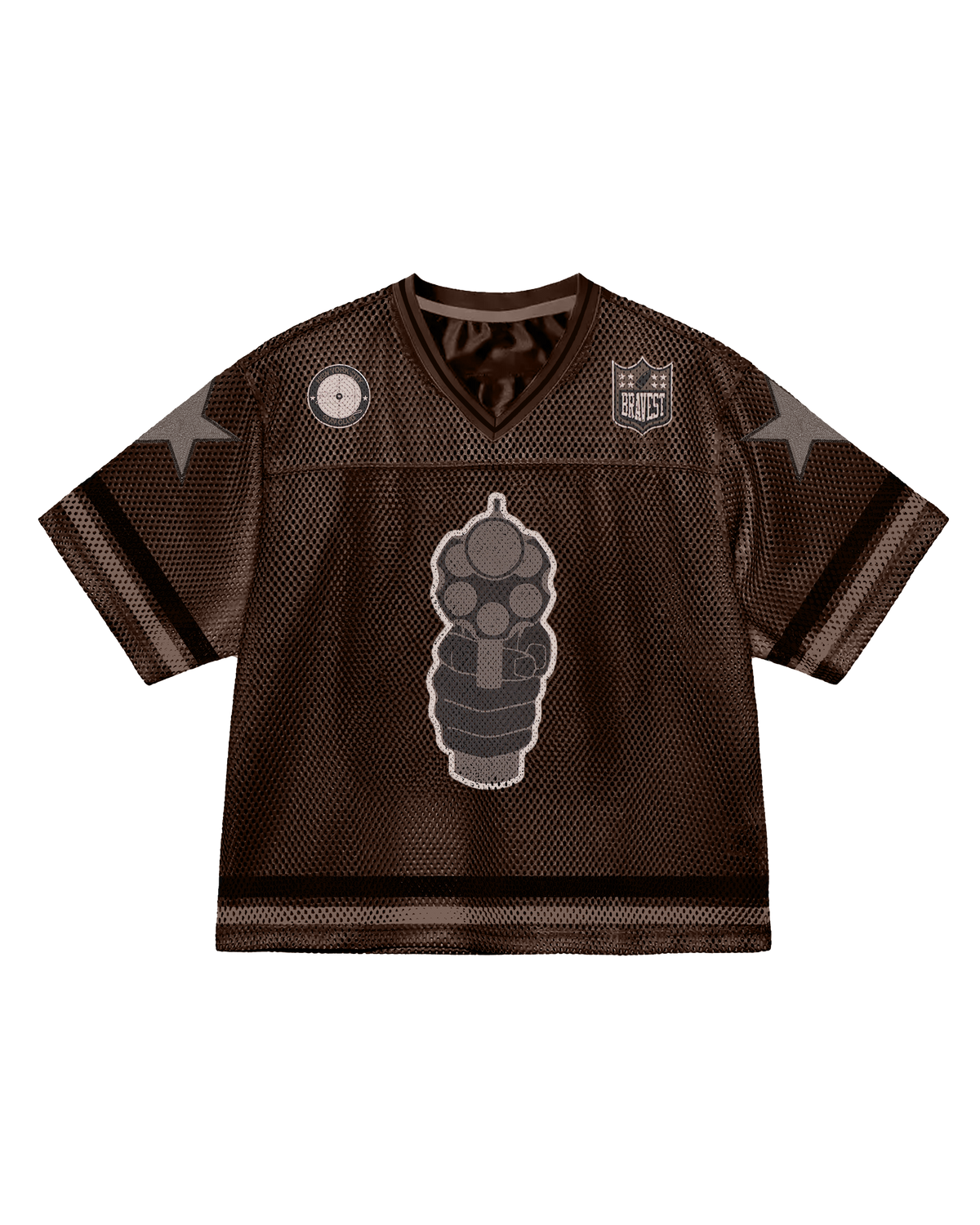 Brown 911 Football Jersey