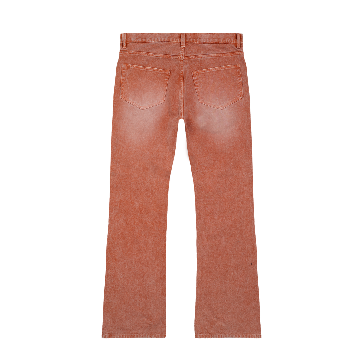Orange Urchin Flare Denim
