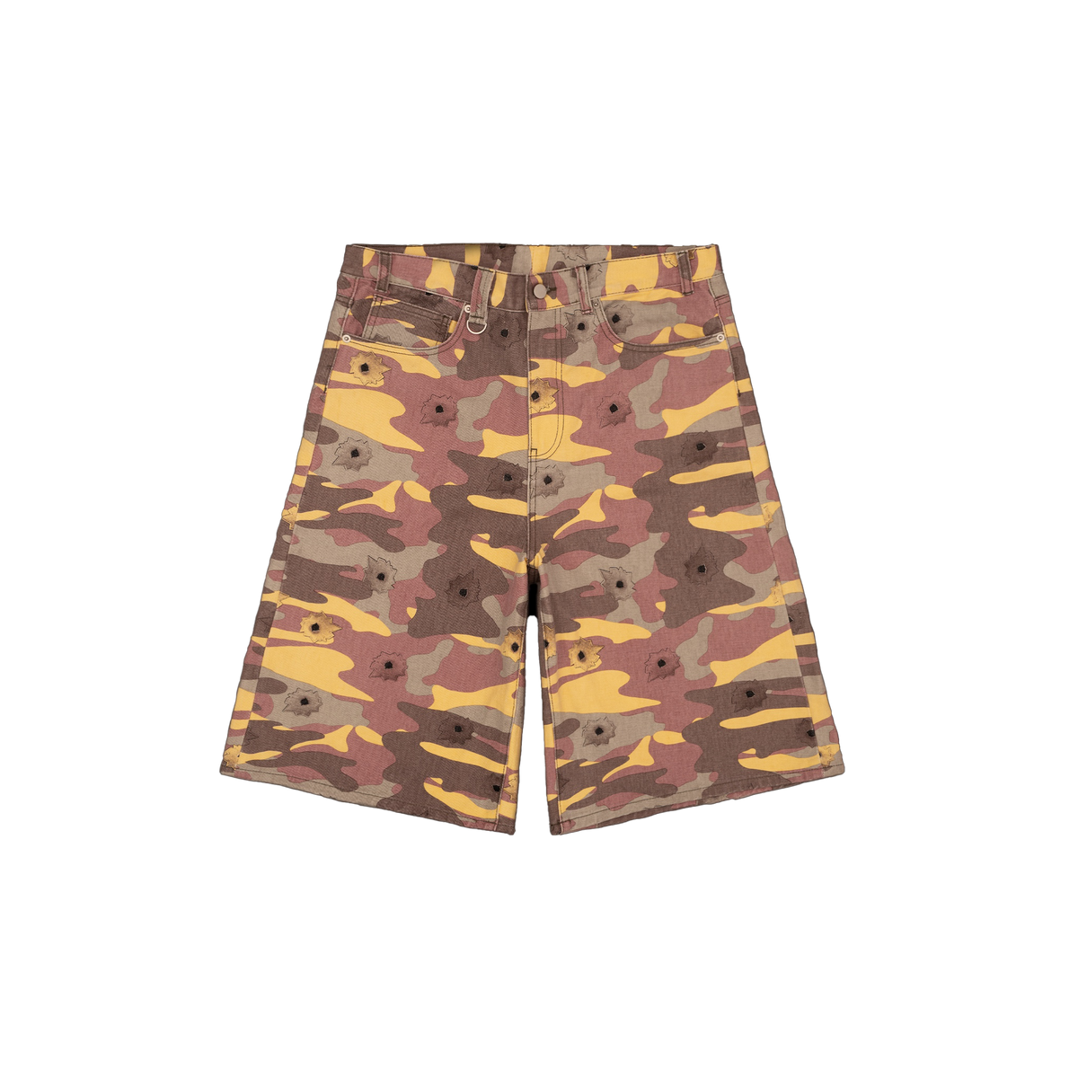 Paris Camo Jorts