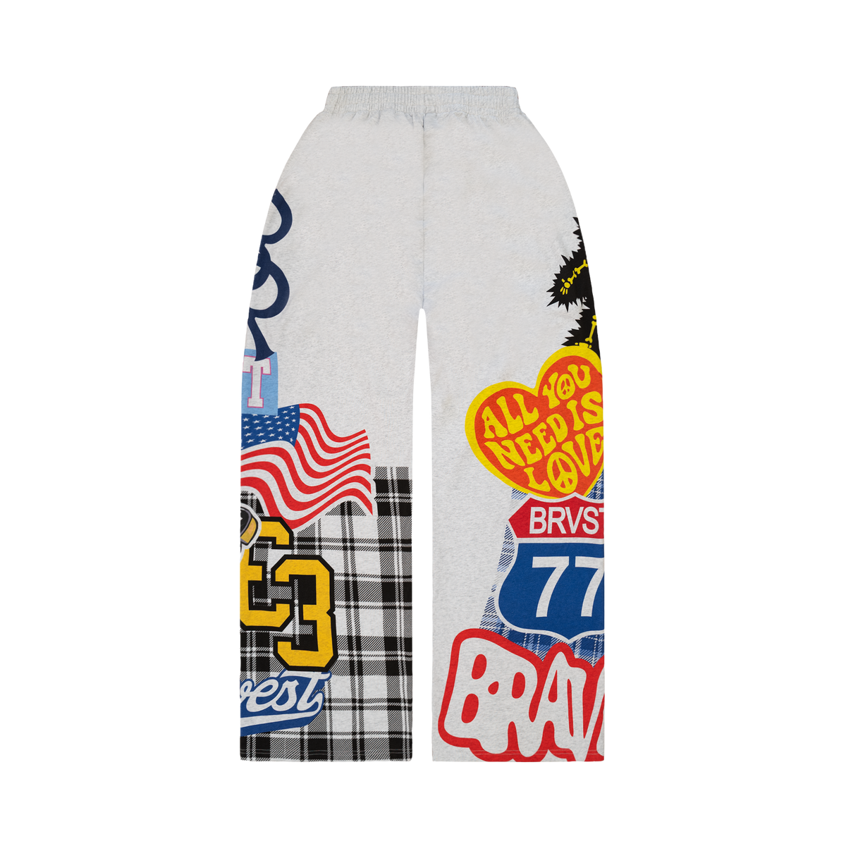 Patchwork Baggy Sweatpants
