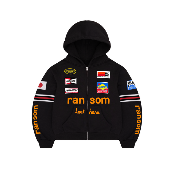 Ransom Zip Hoodie Black – Bravest Studios