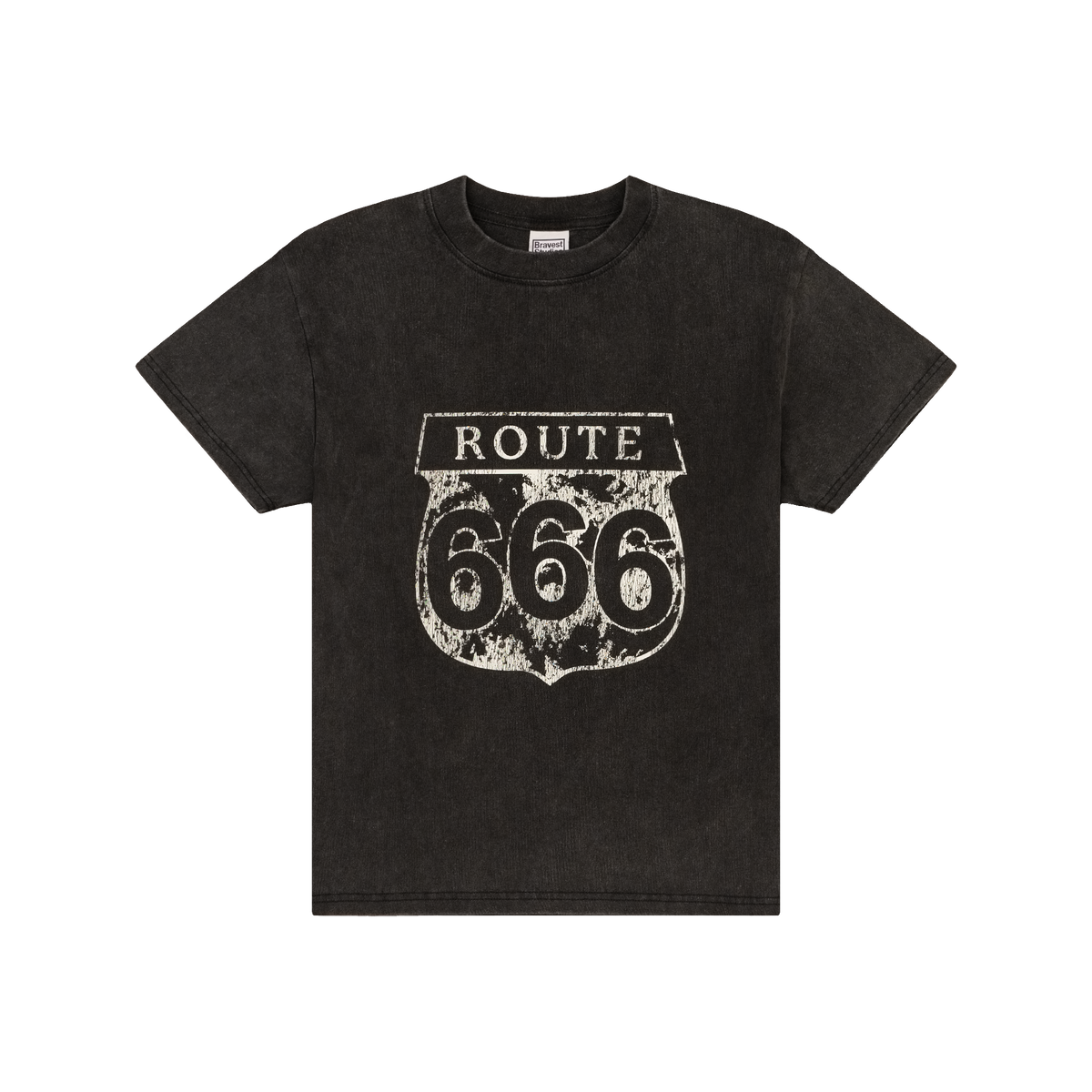 Vtg Black Route Tee