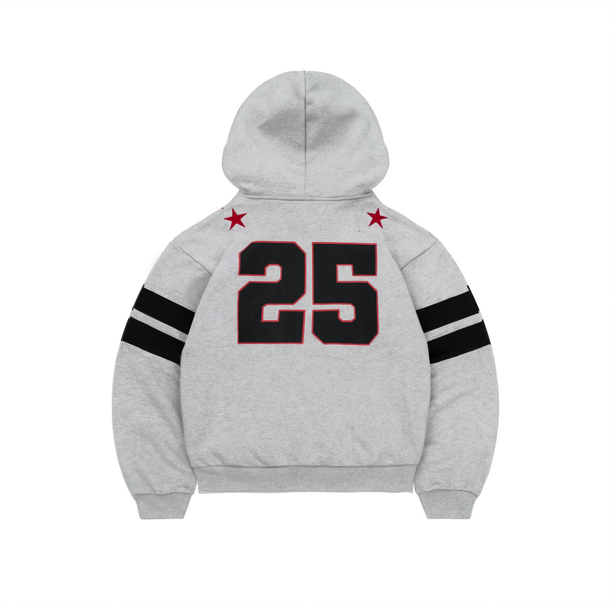 Grey Star Zip Hoodie