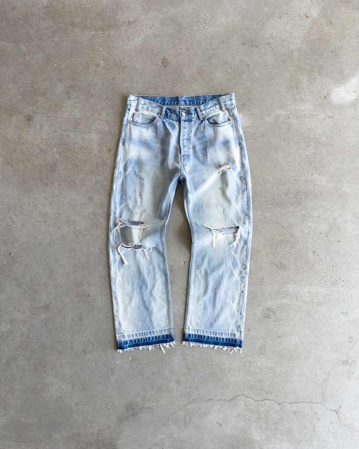Blue Tribal Denim