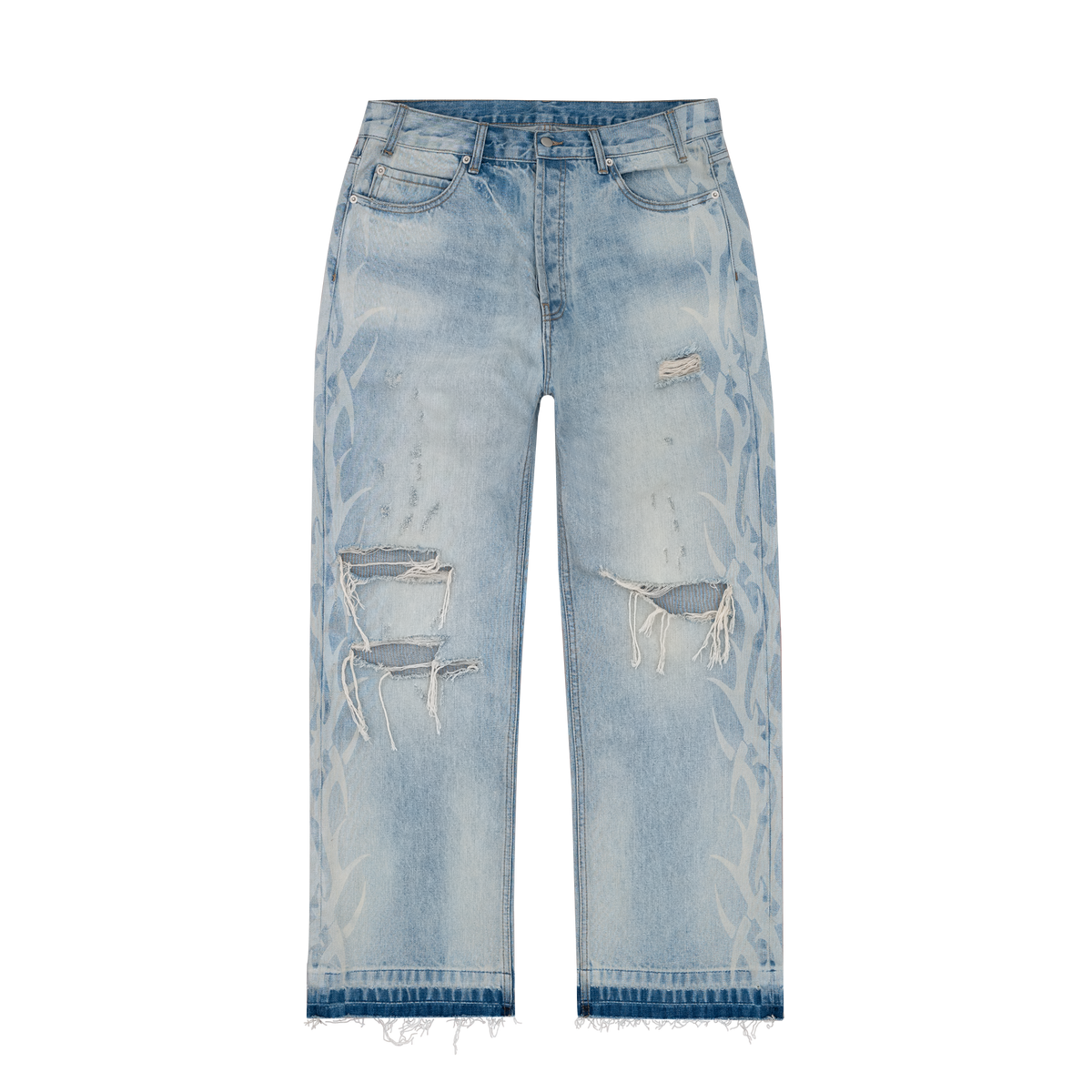 Blue Tribal Denim