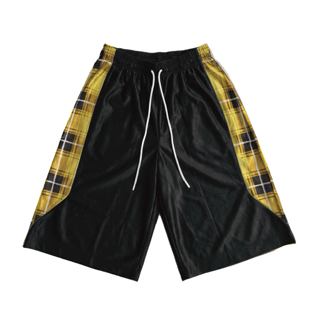 Plaid Baggy Basketball Shorts