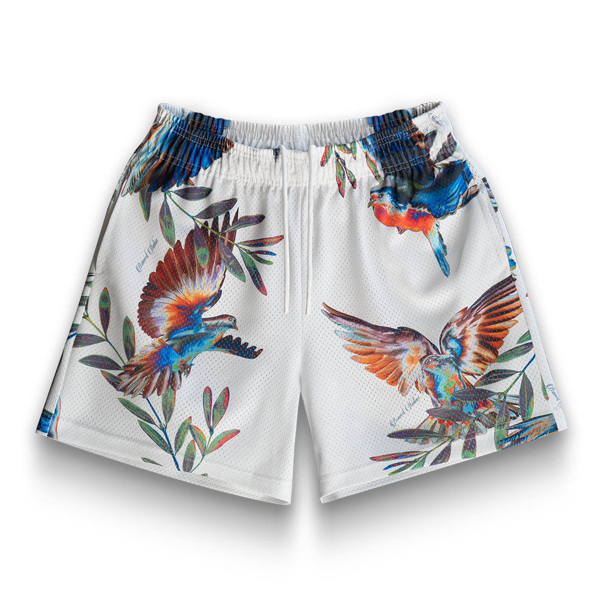 White Birds Of Paradise Shorts
