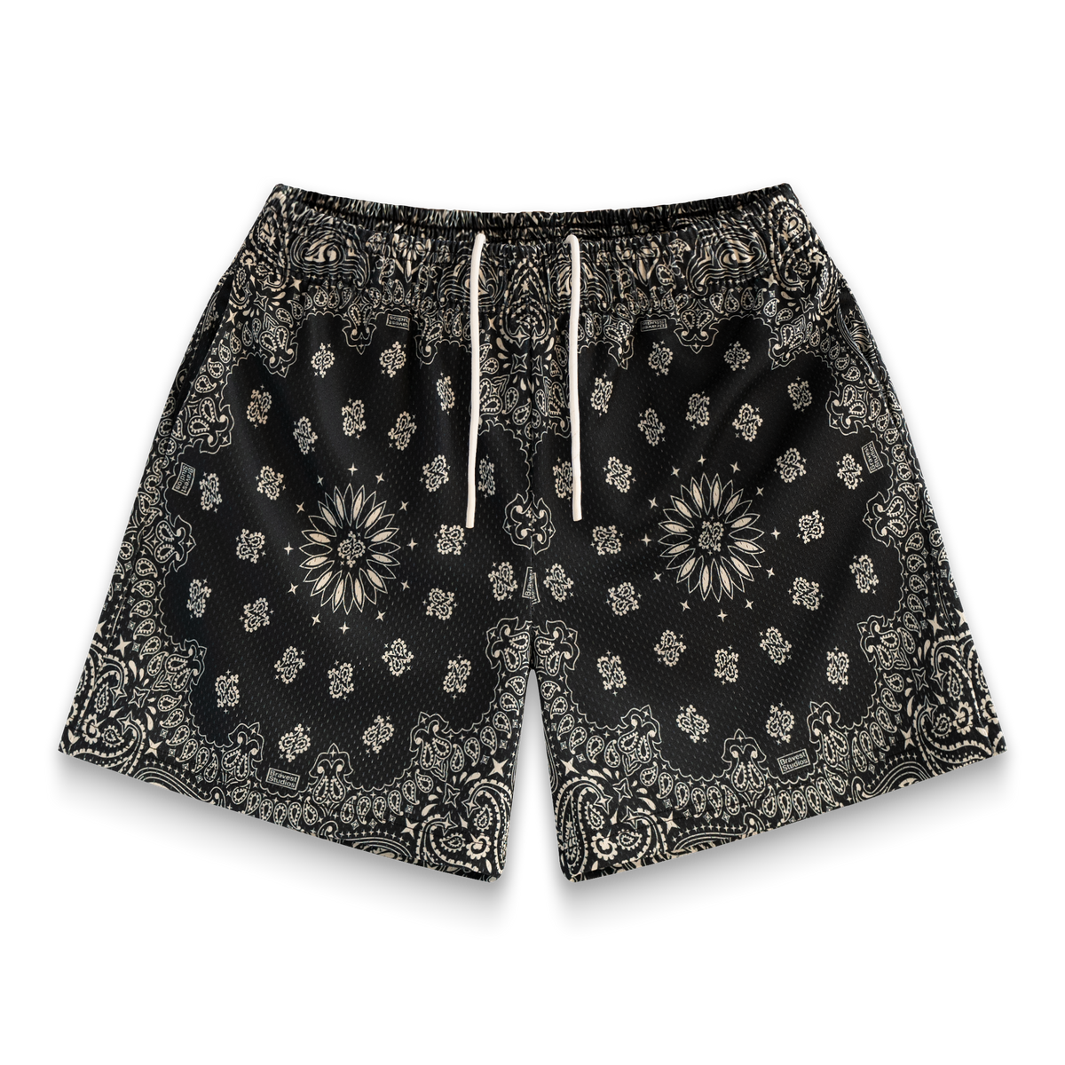 Onyx Paisley Shorts