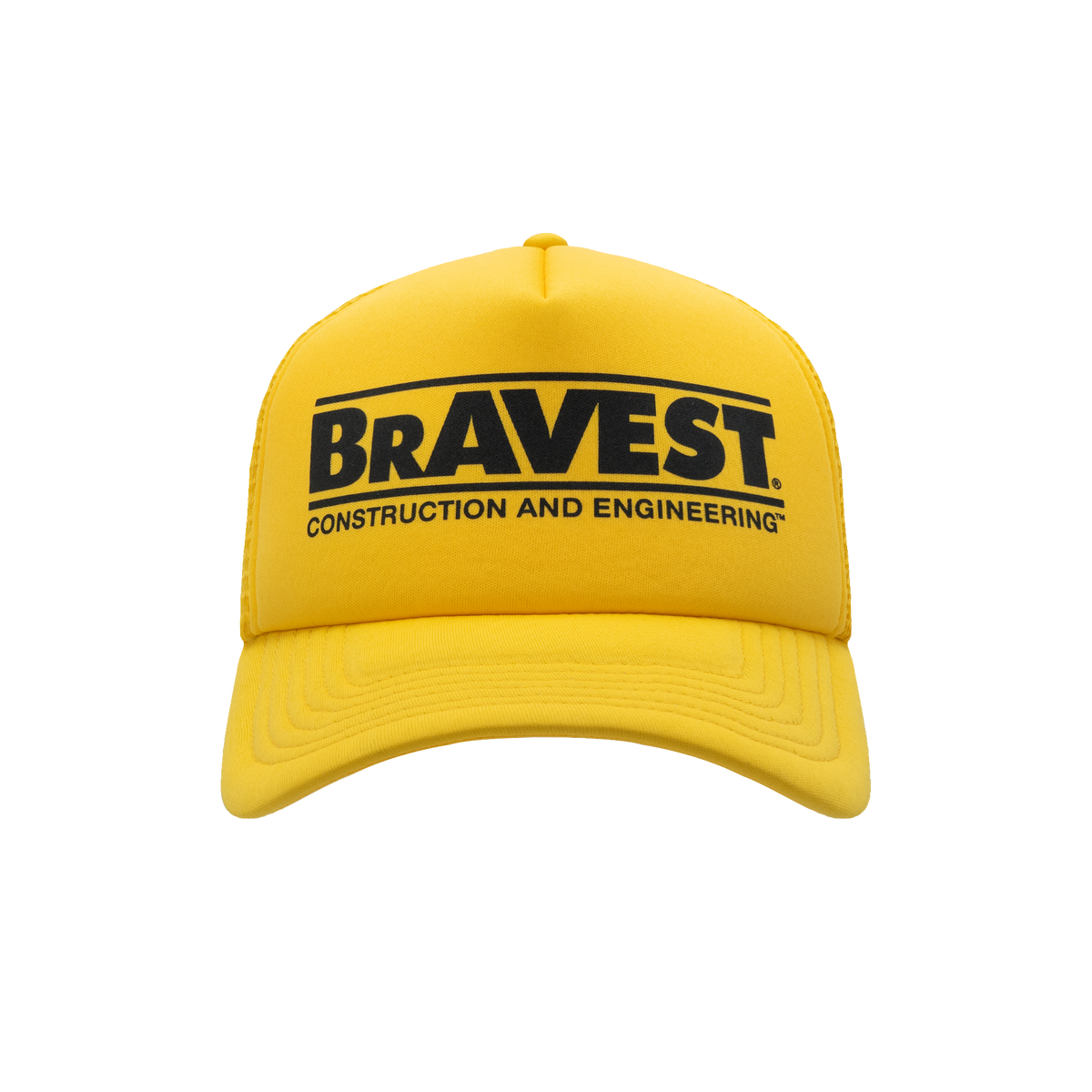 Yellow Construction Trucker Hat